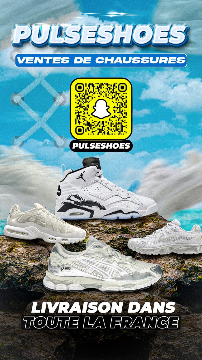 Flyer promotionnel pour une boutique de vente de chaussures